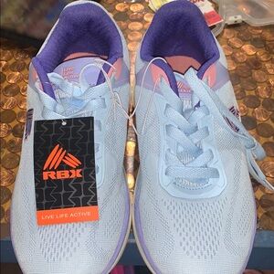 RBX Women's Light Blue and Purple Athletic Shoes